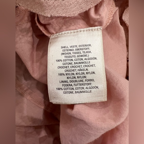 Maeve Pink Azia Lace Anthropologie Midi Dress - Picture 8 of 9